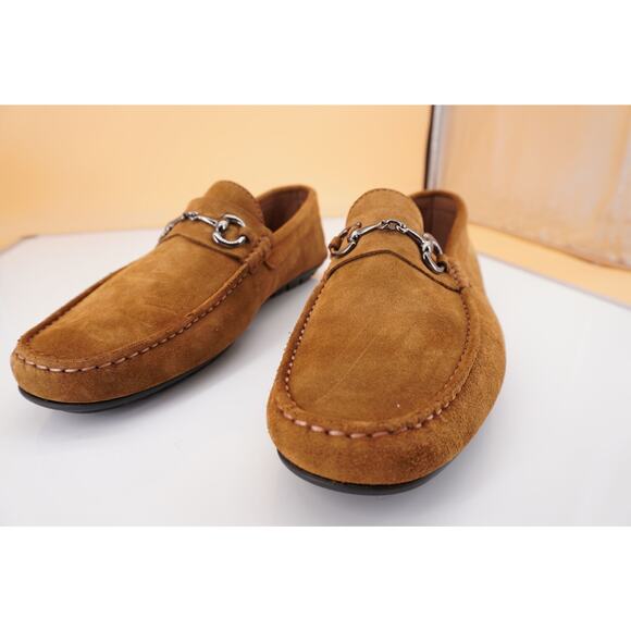 To Boot New York Nashua Brown Suede Men\'s Penny Bit loafer SZ 11.5 Driver Sigaro